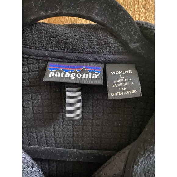Vintage 90s Patagonia Womens Fleece Zip Up Jacket Large Made in USA Polartec - Picture 2 of 16